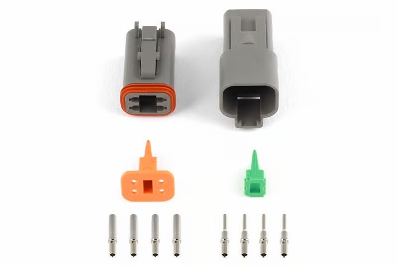 Haltech — Haltech Matching Set of Deutsch DT-4 Connectors 13 Amp Plug & Pins Only
Univrsl Connectors