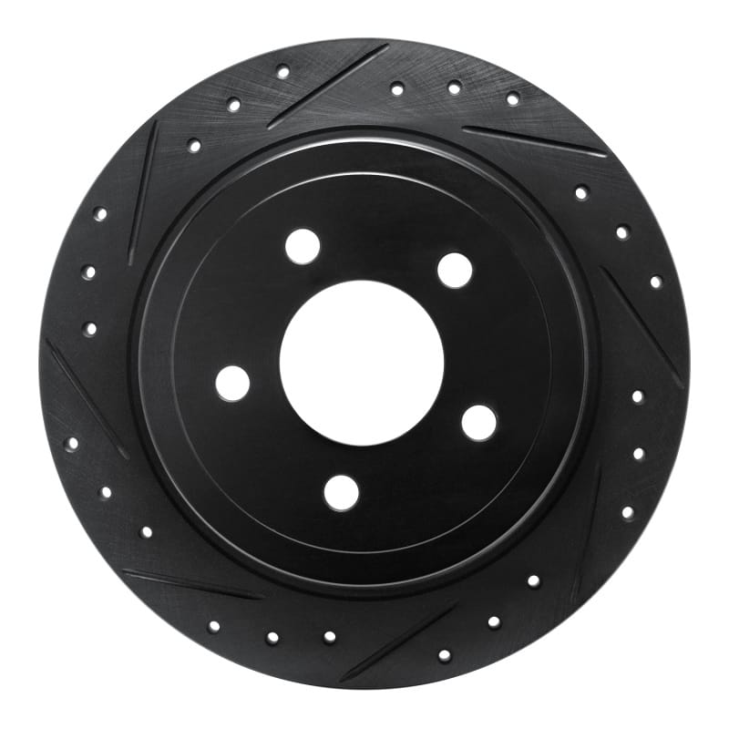 R1 Concepts — R1 03-05 Ford Explorer Sport Rear Left Drilled & Slotted Black Brake Rotor
R1 Brake Rotor Drill