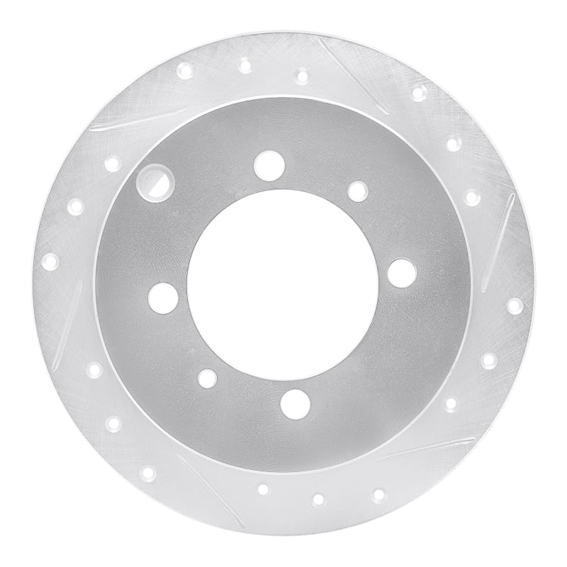 R1 Concepts — R1 92-04 Dodge COLT Rear Right Drilled & Slotted Silver Brake Rotor
R1 Brake Rotor Drill