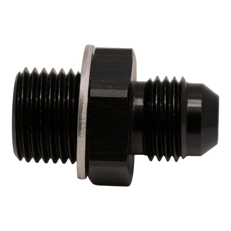 DeatschWerks — DeatschWerks 6AN Male Flare to M16 X 1.5 Male Metric Adapter (Incl Washer) - Anodized Matte Black
Lines & Fittings