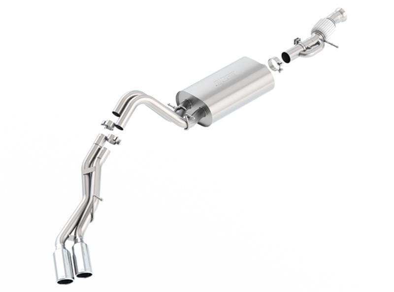 Borla — Borla Touring Cat Back 15-16 GMC Denali 6.2L V8 2.75in, 2.25in Dual Same Side Exit 4in Tips Exhaust
Cat-Back System
ExhstSysKt