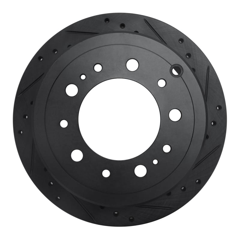 R1 Concepts — R1 98-07 Lexus LX470 Rear Right Drilled & Slotted Black Brake Rotor
R1 Brake Rotor Drill