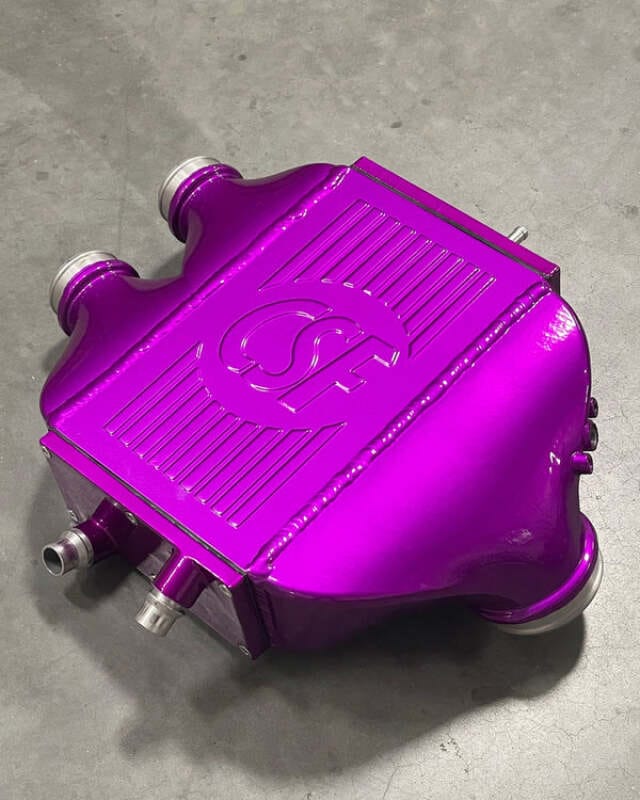 CSF — CSF 2014+ BMW M3/M4 (F8X) Top Mount Charge-Air-Cooler - Violet Metallic