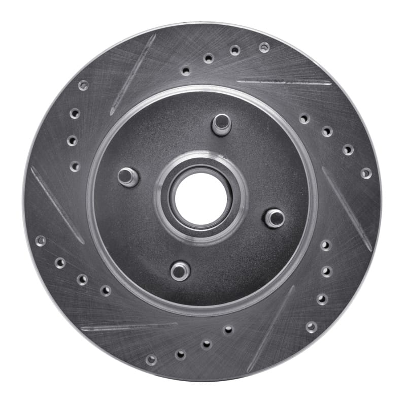R1 Concepts — R1 93-93 Ford Mustang Front Left Drilled & Slotted Silver Brake Rotor
R1 Brake Rotor Drill
