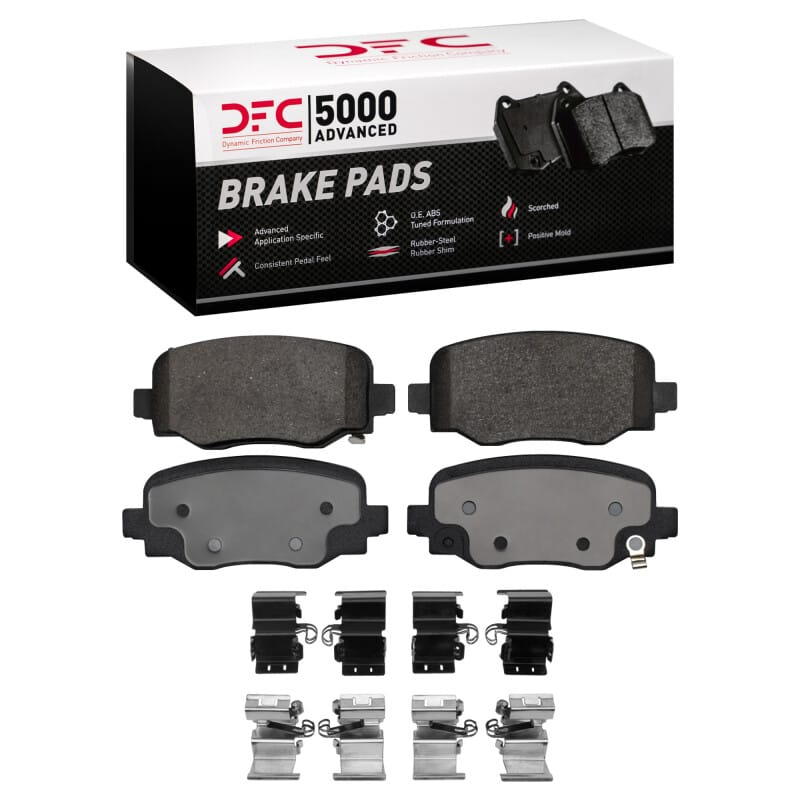 DFC — DFC 24-25 Alfa Romeo TONALE Rear 5000 Advanced Low Metallic Brake Pads and Hardware Kit