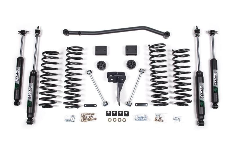 Zone Offroad — Zone Offroad 07-15 Jeep JK 2dr 4in Suspension Kit