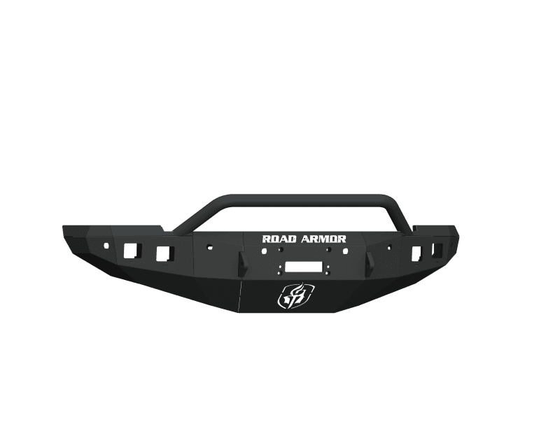 Road Armor — Road Armor 16-18 Ram 2500 Stealth Front Winch Bumper w/Pre-Runner/Sensor Holes - Tex Blk