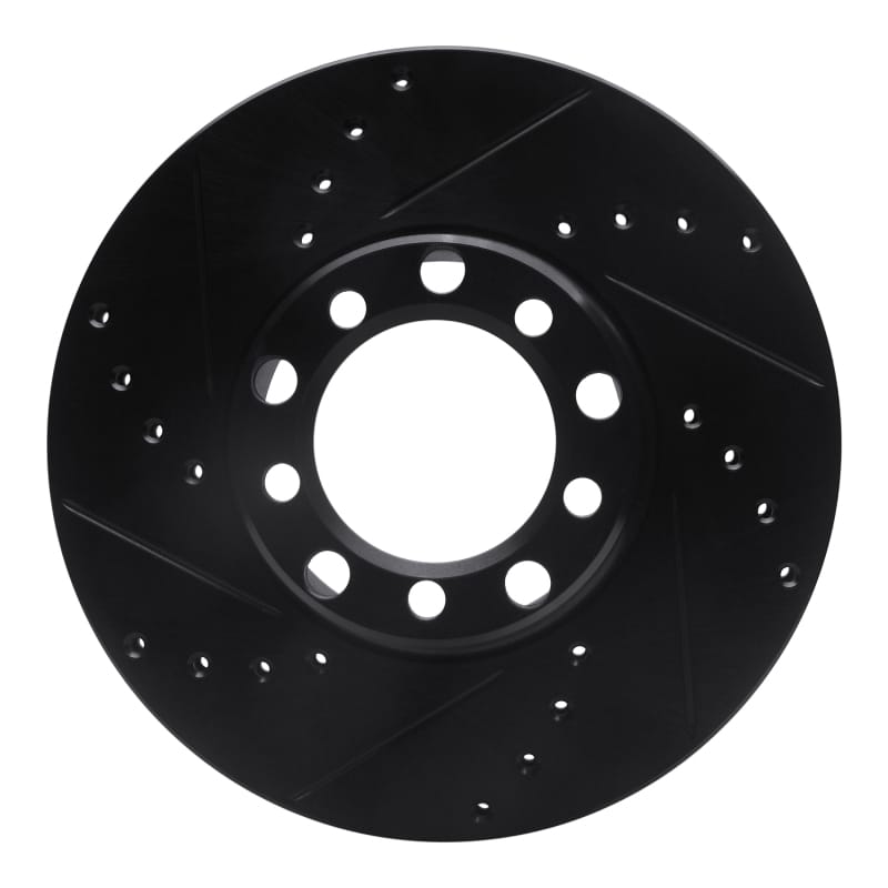 R1 Concepts — R1 72-80 Mercedes-Benz 280SE Front Left Drilled & Slotted Black Brake Rotor
R1 Brake Rotor Drill