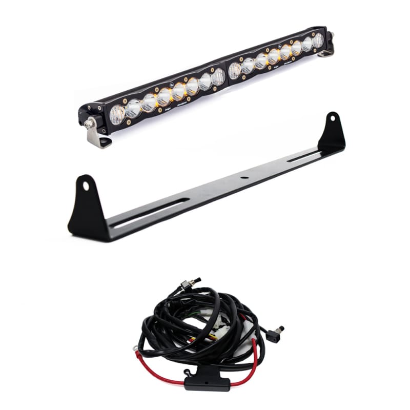 Baja Designs — Baja Designs 07-13 Silverado 20in Bumper Mount Kit 20in S8