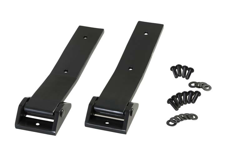 Kentrol — Kentrol 07-18 Jeep Wrangler JK Tailgate Hinge Pair - Powdercoat Black