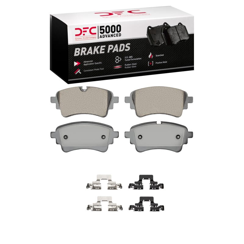 DFC — DFC 20-25 Audi A5 Sportback Rear 5000 Advanced Ceramic Brake Pads and Hardware Kit