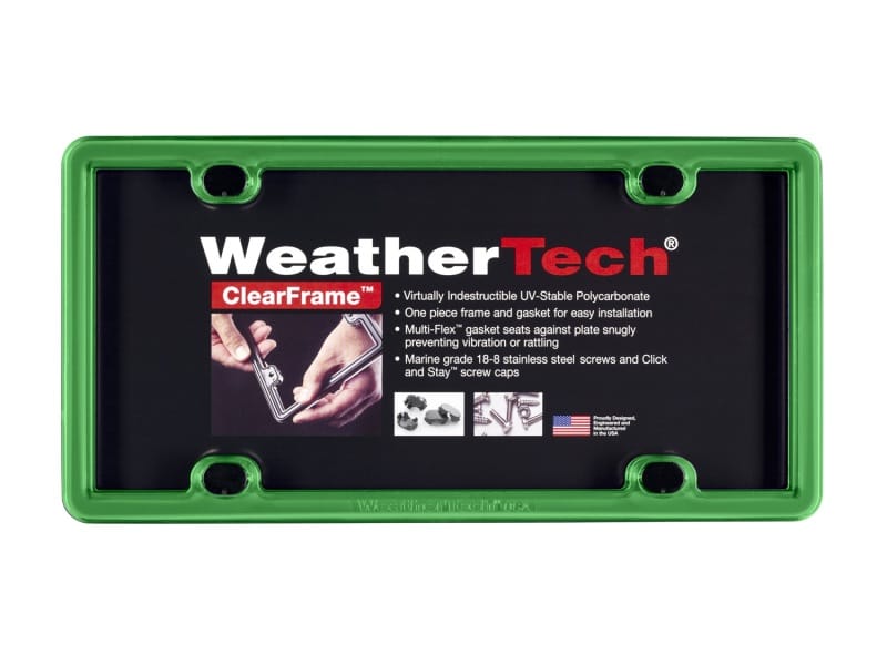 WeatherTech — WeatherTech ClearFrame - Kelly Green
LicensePlateFrame