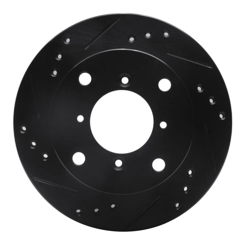 R1 Concepts — R1 89-01 Chevrolet Metro Front Left Drilled & Slotted Black Brake Rotor
R1 Brake Rotor Drill