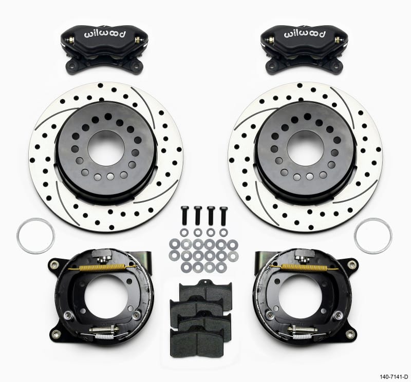 Wilwood — Wilwood Forged Dynalite P/S Park Brake Kit Drilled Chevy 12 Bolt w/ C-Clips
BRAKE KIT