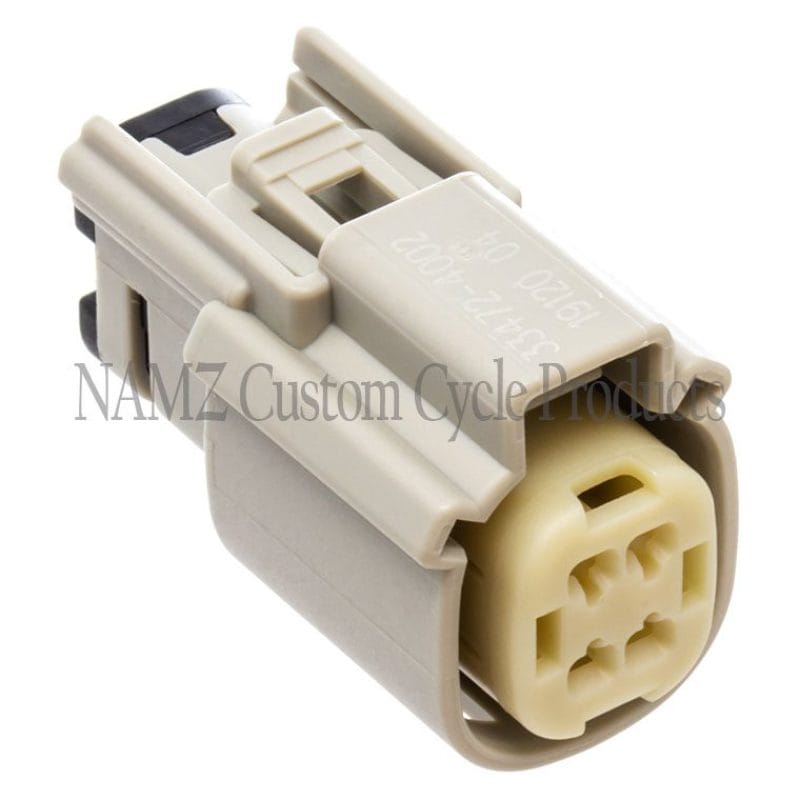 NAMZ — NAMZ 07-23 V-Twin Molex MX-150 4-Position Female Connector - Gray (HD 72444-07GY)