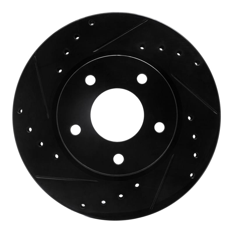 R1 Concepts — R1 07-17 Dodge CALIBER Front Left Drilled & Slotted Black Brake Rotor
R1 Brake Rotor Drill