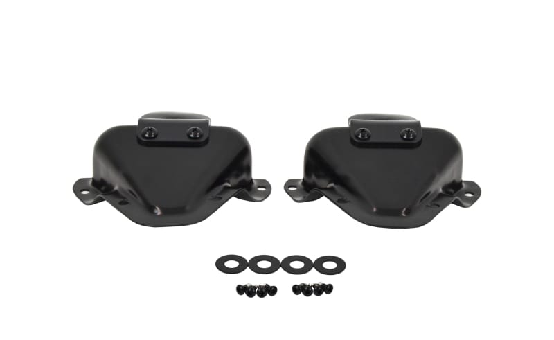 Kentrol — Kentrol 81-95 Jeep CJ/Wrangler YJ Interior Door Latch Brackets Pair - Powdercoat Black