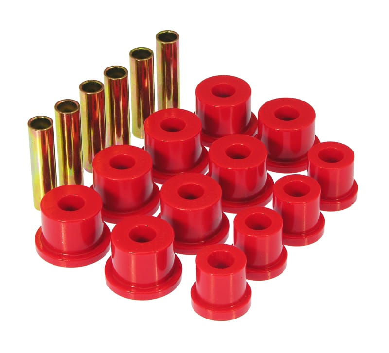 Prothane — Prothane 81-87 GM K30 Rear Spring & Shackle Bushings (w/ 1 3/8in OD Frame Shackle Bush) - Red
SPRING/SHACKLE BUSH