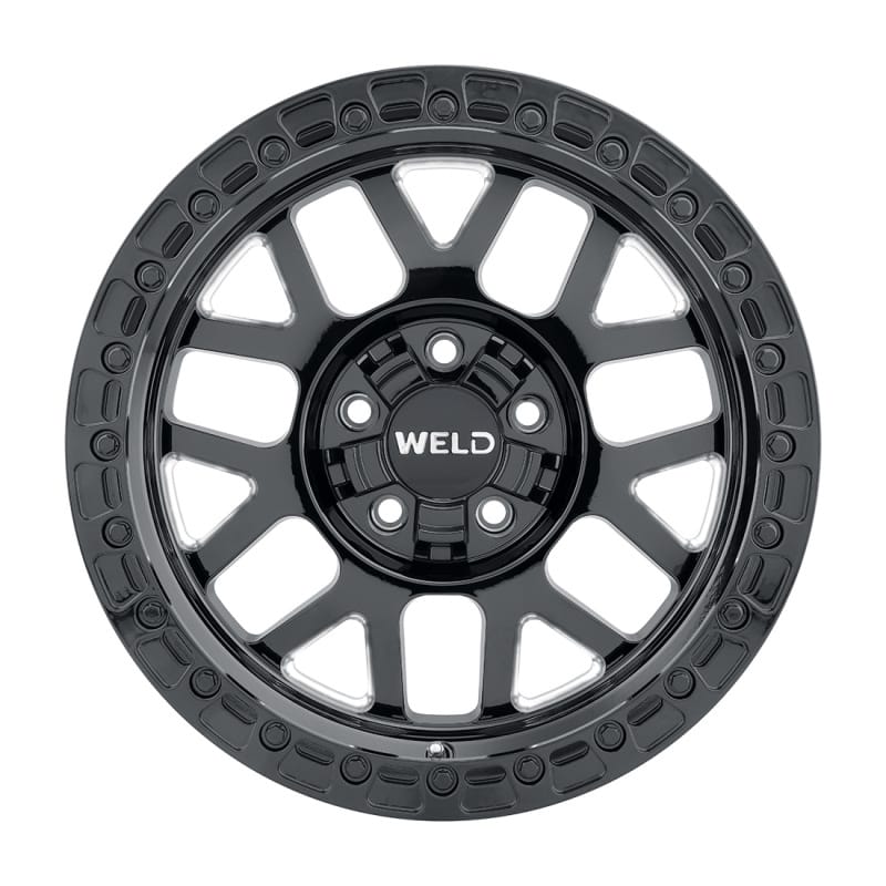 Weld — Weld Off-Road W105 17X10 Cinch 5X114.3 5X127 ET-25 BS4.50 Satin Black MIL / Gloss Black 78.1