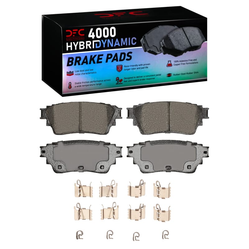 DFC — DFC 19-25 Nissan Kicks Rear 4000 HybriDynamic Brake Pads and Hardware Kit
DFC Brake Pad Set