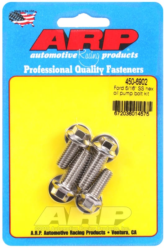 ARP — ARP Ford SS 5/16in hex oil pump bolt kit