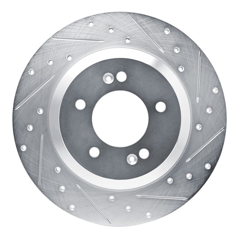 R1 Concepts — R1 19-22 Hyundai Veloster N Rear Right Drilled & Slotted Silver Brake Rotor
R1 Brake Rotor Drill
