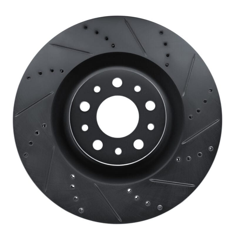 R1 Concepts — R1 14-19 Fiat 500L Front Right Drilled & Slotted Black Brake Rotor
R1 Brake Rotor Drill