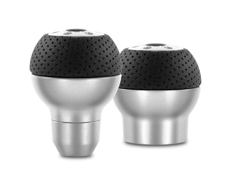 MOMO — Momo Race Shift Knob - Aluminum, Black Airleather Insert