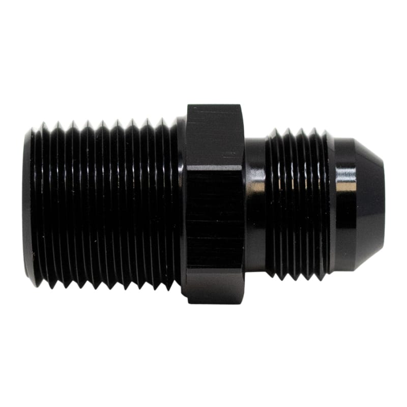 DeatschWerks — DeatschWerks 8AN Male Flare to 1/2in Male NPT Adapter - Anodized Matte Black
Lines & Fittings