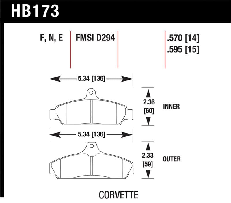 Hawk Performance — HPS Disc Brake Pad