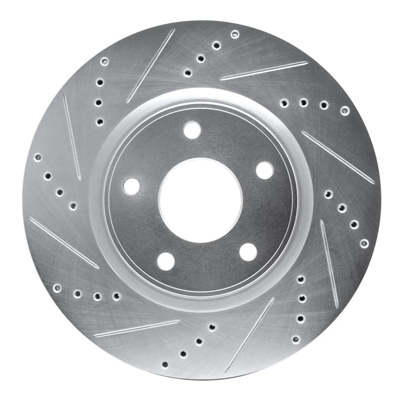 R1 Concepts — R1 12-25 Chrysler Grand Caravan Front Left Drilled & Slotted Silver Brake Rotor
R1 Brake Rotor Drill