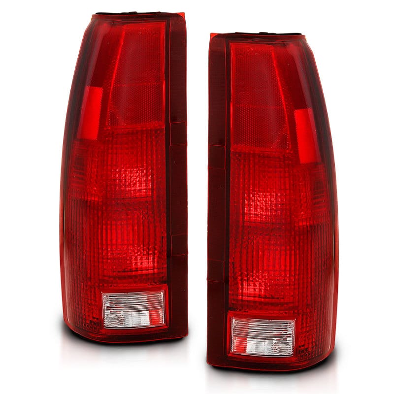 ANZO — ANZO 1988-1999 Chevy C1500 Taillight Red/Clear Lens (OE Replacement)