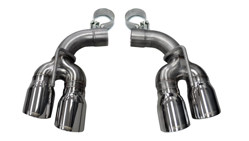 CORSA Performance — Corsa 2017-2024 Chevy Camaro SS 2.75in Inlet / 4in Outlet Polished Tip Kit (For Corsa Exhaust Only)
Exhaust