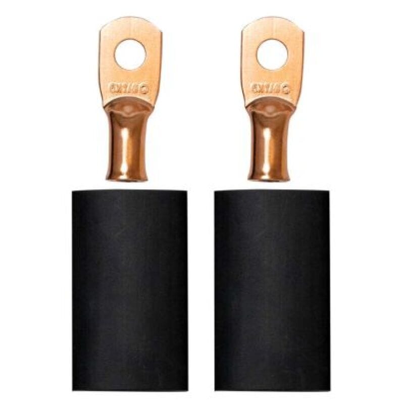 Moroso — Moroso 1/4in Dia Stud 6 GA Wire Crimp/Solder Battery Cable Terminal Kit (2 Pack)