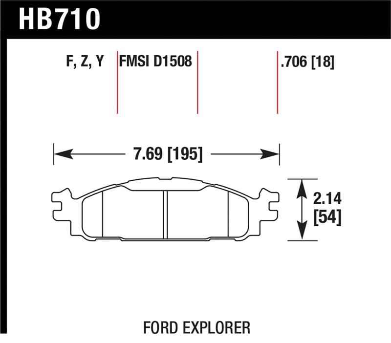 Hawk Performance — Performance Ceramic Disc Brake Pad