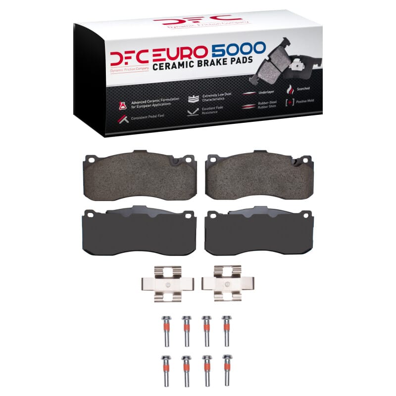 DFC — DFC 06-13 BMW 330I Front Euro 5000 Ceramic Brake Pads and Hardware Kit
DFC EURO Pads + HW