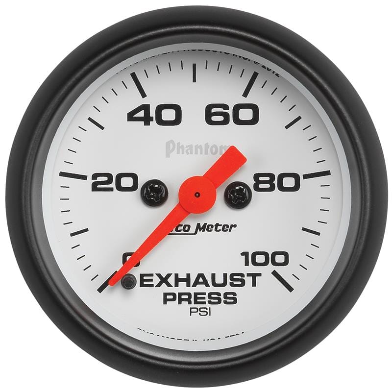 AutoMeter — Autometer Phantom 2 1/16 100psi Digital Stepper Motor Exhaust Pressure Gauge
2-1/16" EXHAUST PRES