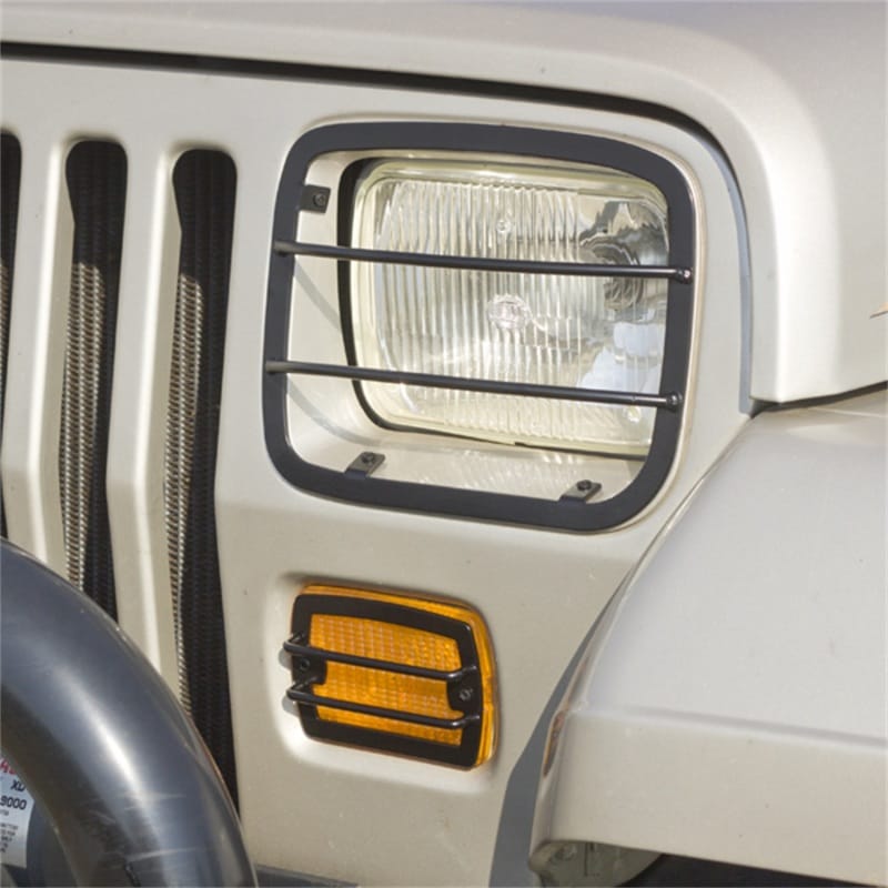 Rugged Ridge — Rugged Ridge 87-95 Jeep Wrangler YJ Headlight & Turn Signal Euro Guard Set
Head Light Guard
OFFROAD_EXTERIOR