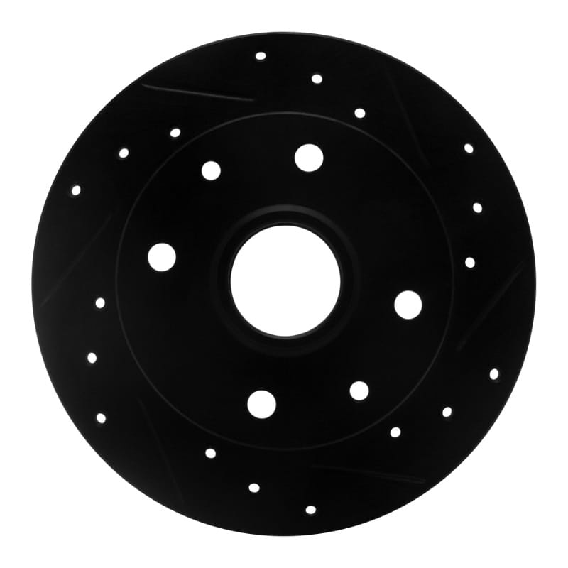 R1 Concepts — R1 81-85 Mazda RX-7 Rear Right Drilled & Slotted Black Brake Rotor
R1 Brake Rotor Drill