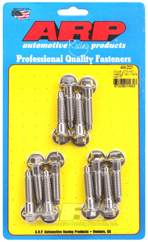 ARP — ARP Mopar 273-440 Wedge Hex Intake Manifold Bolt Kit