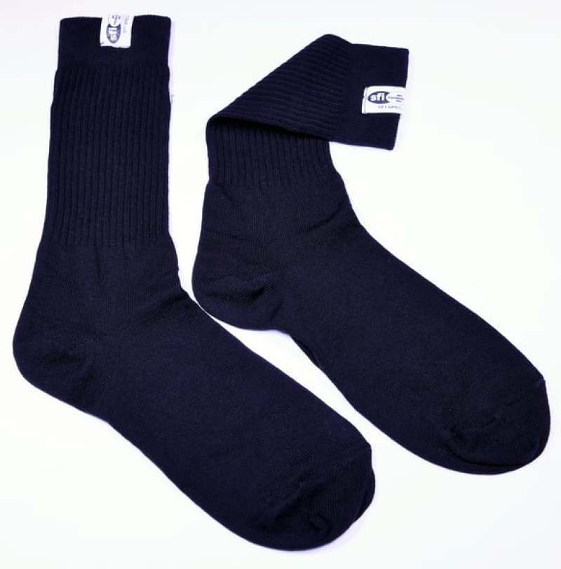 Racequip — RaceQuip SFI 3.3 Fire Retardant Socks XX-Small -Shoe Size K8-13 Black