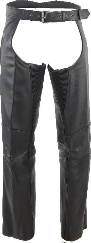 Kuryakyn — Kuryakyn Leather By River Road Longhaul Leather Chaps Black - Large
