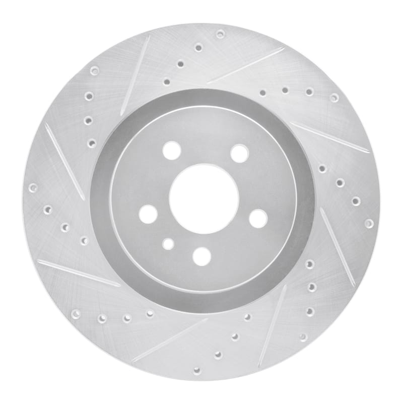 R1 Concepts — R1 15-21 Ford Edge Front Left Drilled & Slotted Silver Brake Rotor
R1 Brake Rotor Drill