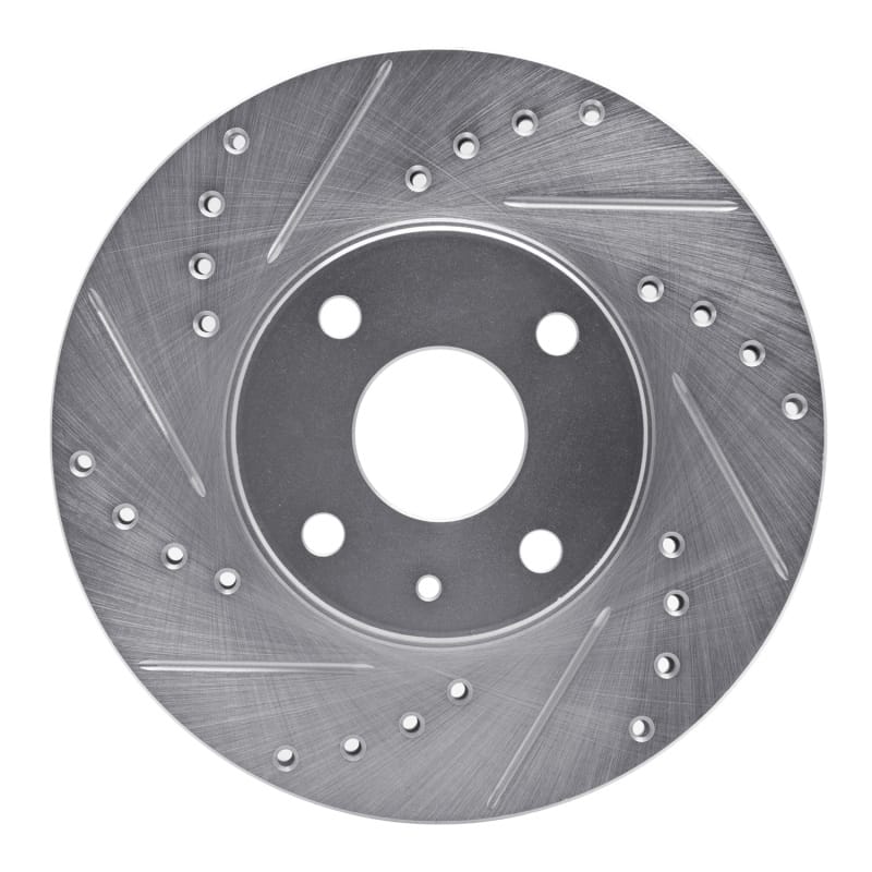 R1 Concepts — R1 1990-2003 Ford Escort Front Left Drilled & Slotted Silver Brake Rotor
R1 Brake Rotor Drill