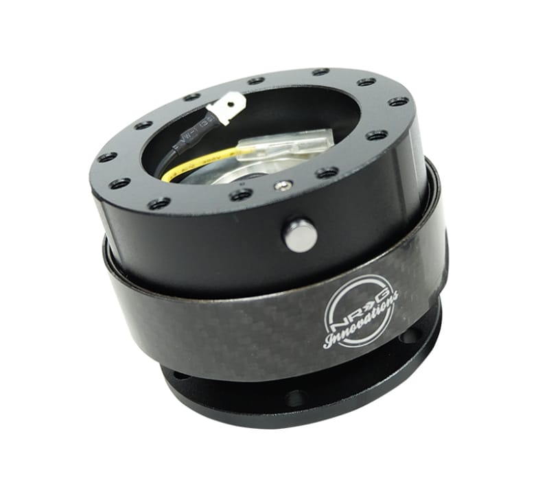NRG — NRG Quick Release Gen 2.0 - Black Body / Black Carbon Fiber Ring
