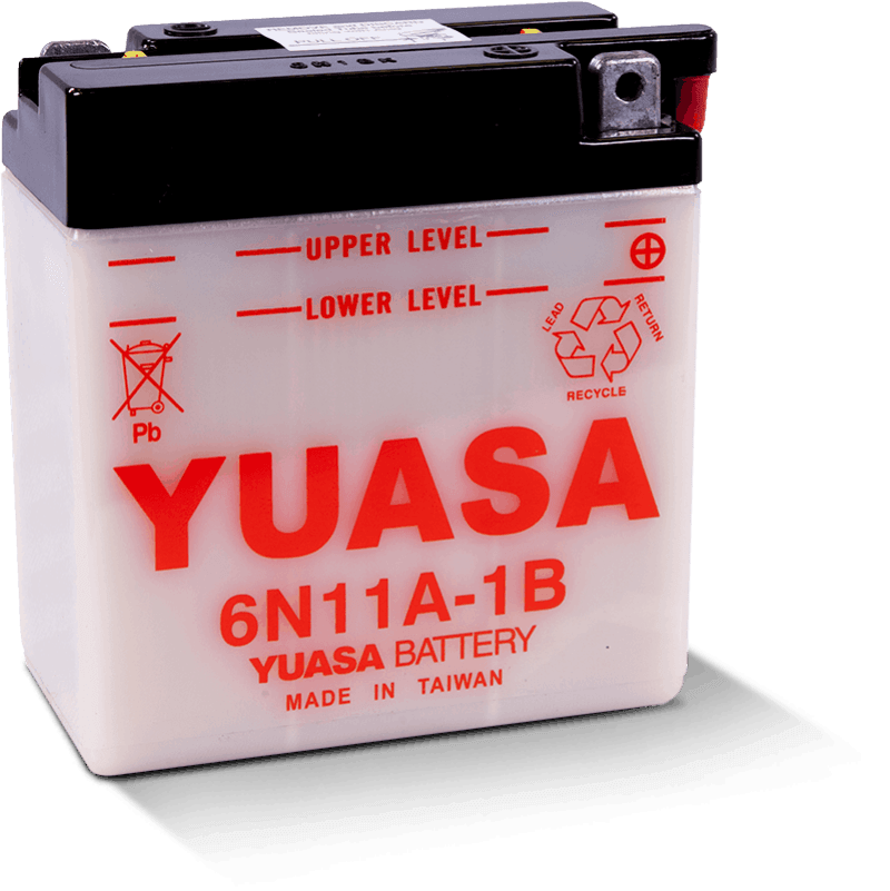 Yuasa Battery — Yuasa 6N11A-1B Conventional 6-Volt Battery