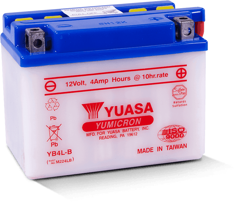 Yuasa Battery — Yuasa 12N14-3A Conventional 12-Volt Battery