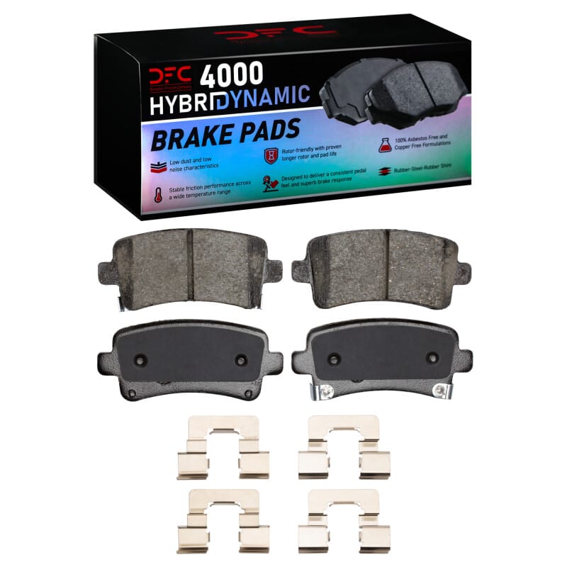 DFC — DFC 11-16 Buick LaCrosse Rear 4000 HybriDynamic Brake Pads and Hardware Kit
DFC Brake Pad Set
