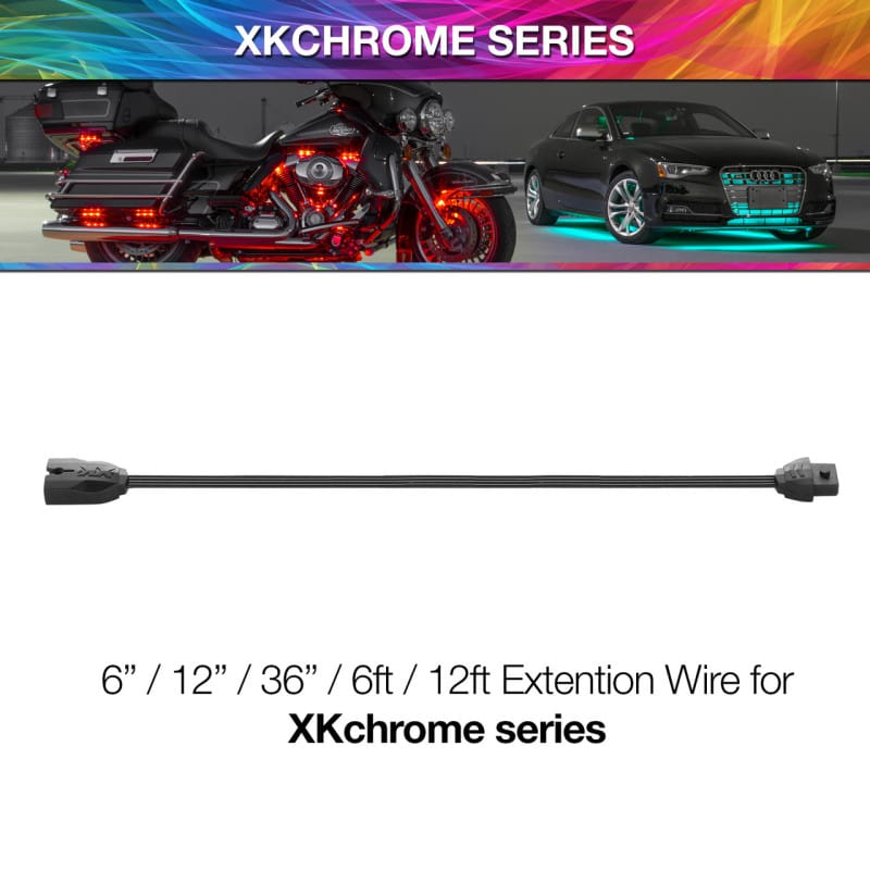XKGLOW — XK Glow 12 Foot - 4 Pin Extension Wire for XKchrome & 7 Color Series