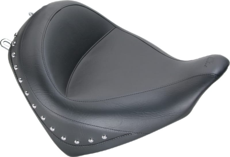 Mustang Motorcycle — Mustang 10-21 Honda VT1300CX Fury Wide Touring Solo Seat w/Studs - Black